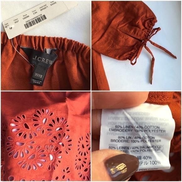 J. Crew Off The Shoulder Eyelet Dress - Picture 7 of 7